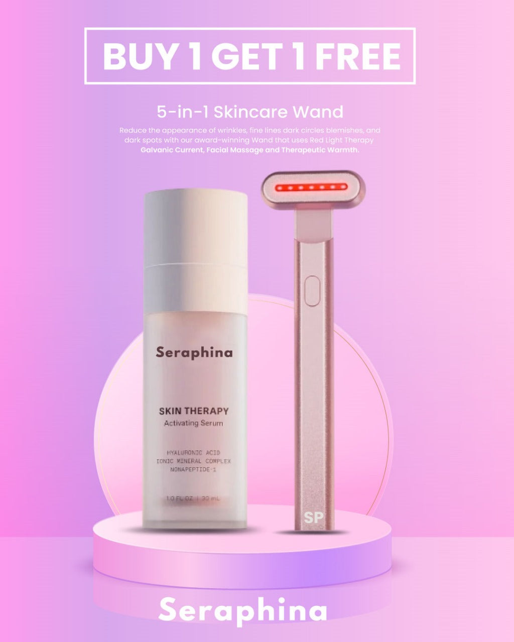 5-in-1 Red Light Therapy Wand